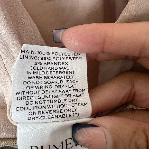 Rumer The Label x Revolve Nude Resortwear Cassidy Maxi Dress Size Medium - Picture 12 of 12